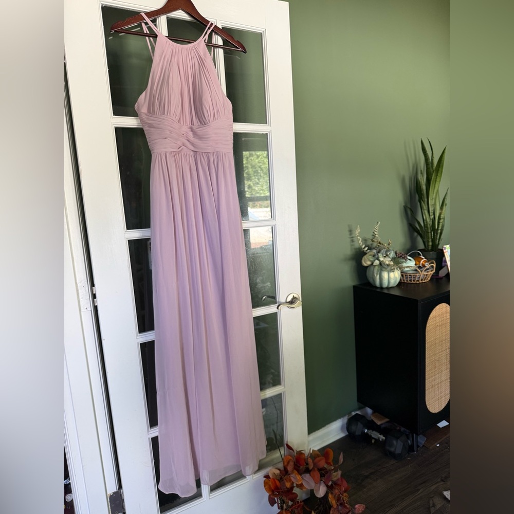Dessy Bridesmaid Dress in Suede Rose